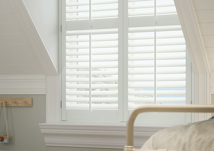 Kensington, Muted White - Full Height Plantation Shutter - Image 5